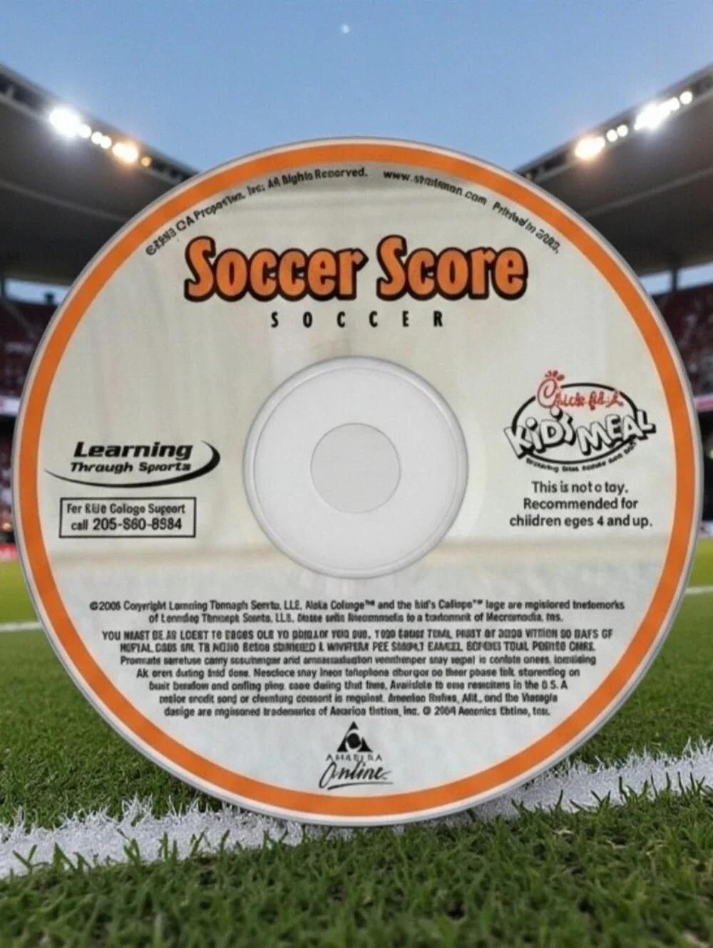 Chick-fil-A & Learning Through Sports (CD, 2005) Soccer Score DISC ONLY, TESTED